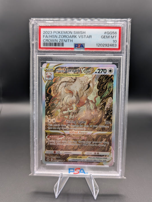 Zoroark VSTAR – Crown Zenith Galarian Gallery GG56/70 – PSA 10 Gem Mint