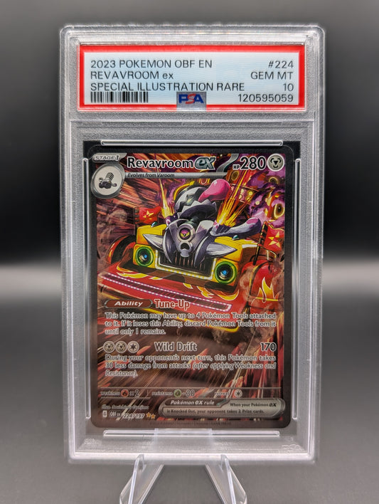 Revavroom – Obsidian Flames Special Illustration Rare #224/197 – PSA 10 Gem Mint